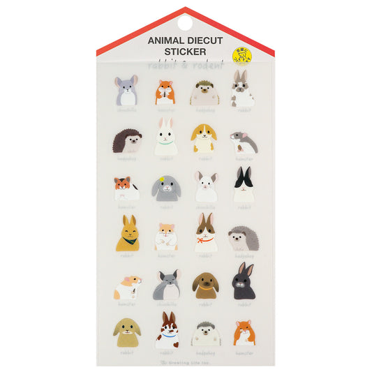 Rabbit/Rodent Die Cut Stickers