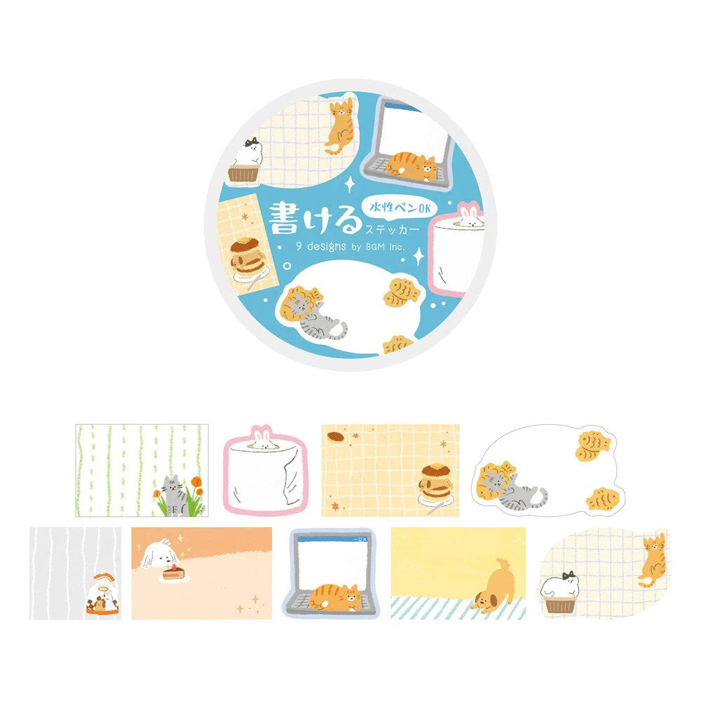 Animal Notepad Sticker Roll