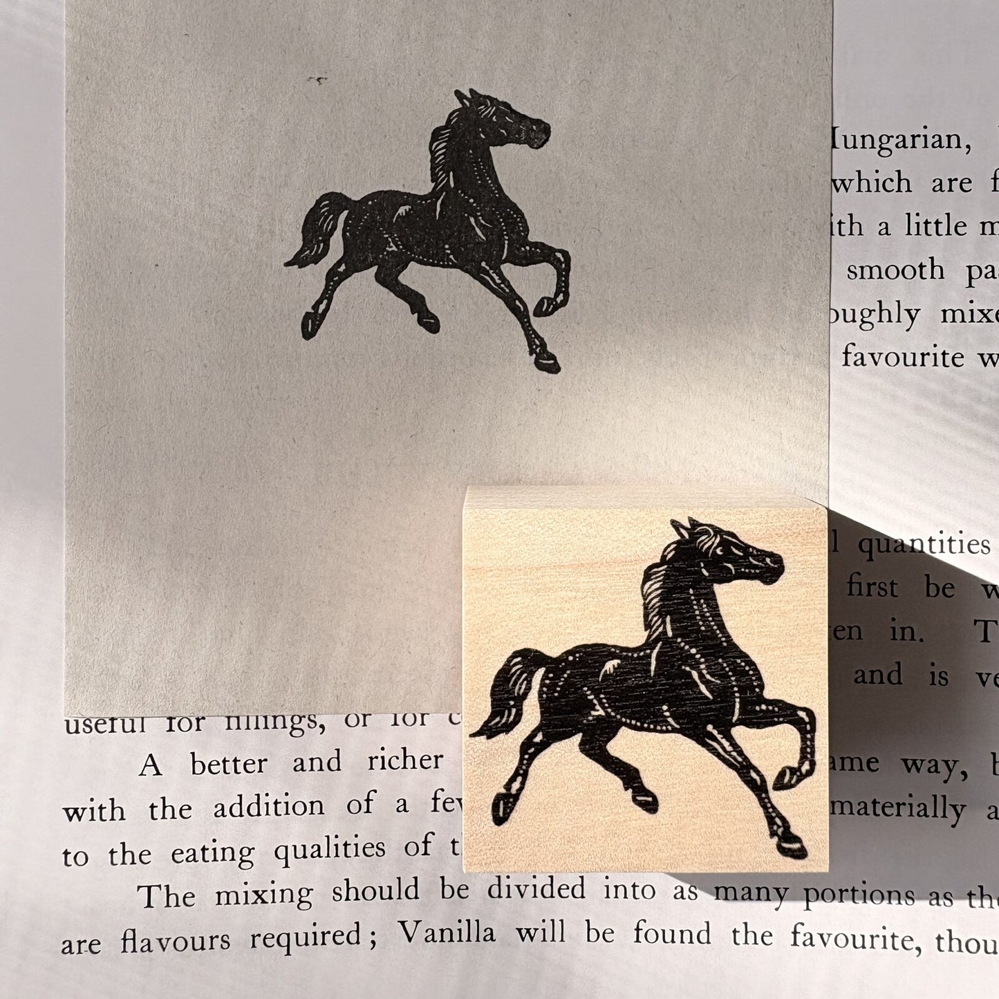 Running Horse Stamp