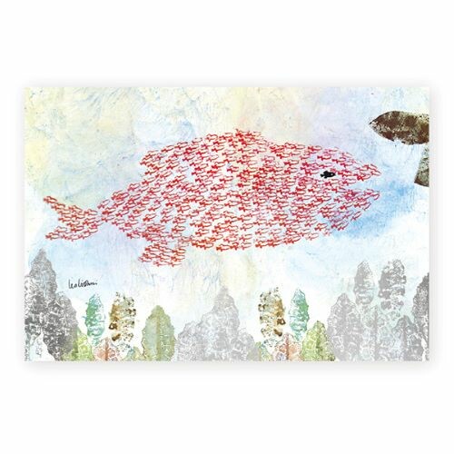 Swimmy Postcard (Foil)