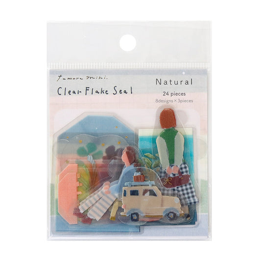 Clear Flake Seal Miki Tamura Natural Natural