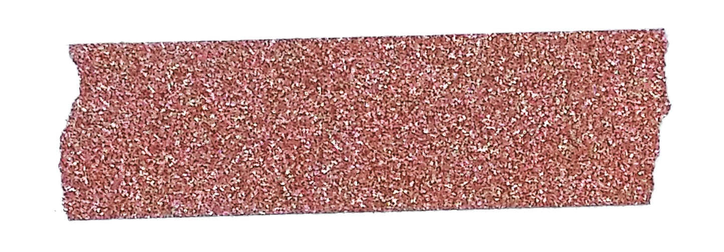 Rose Pink Glitter Washi Tape
