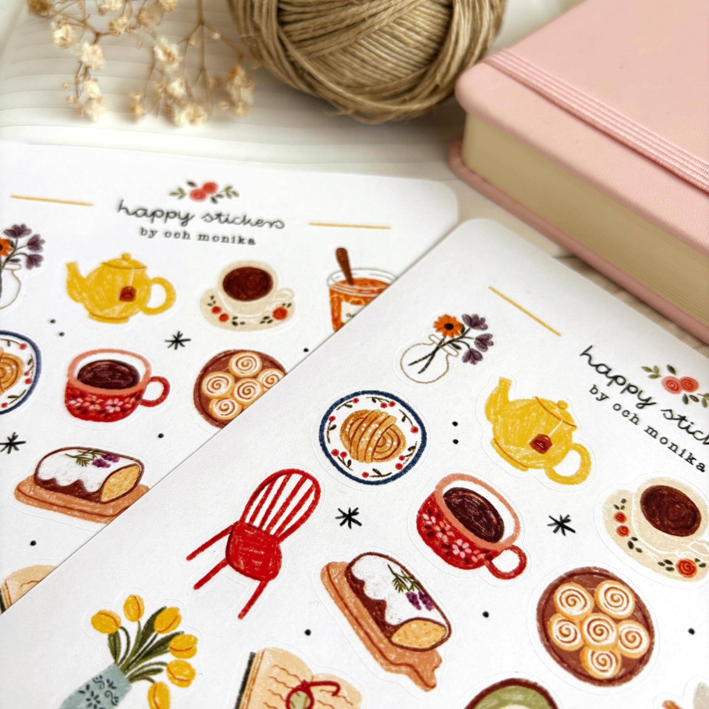 Fika - Planner & Journal Stickers | A6 Matte Paper
