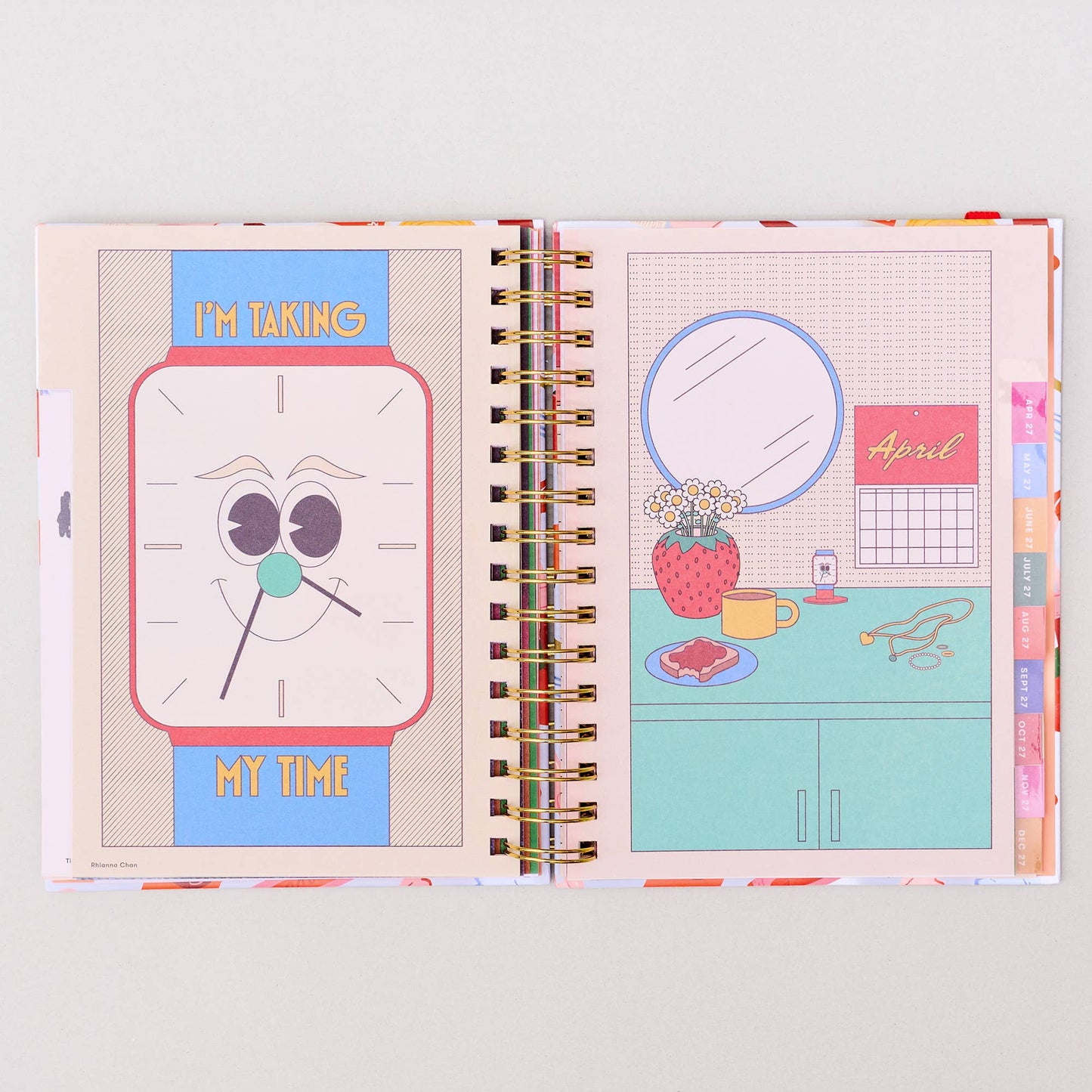 Medium 17-Month Academic Planner, Icons