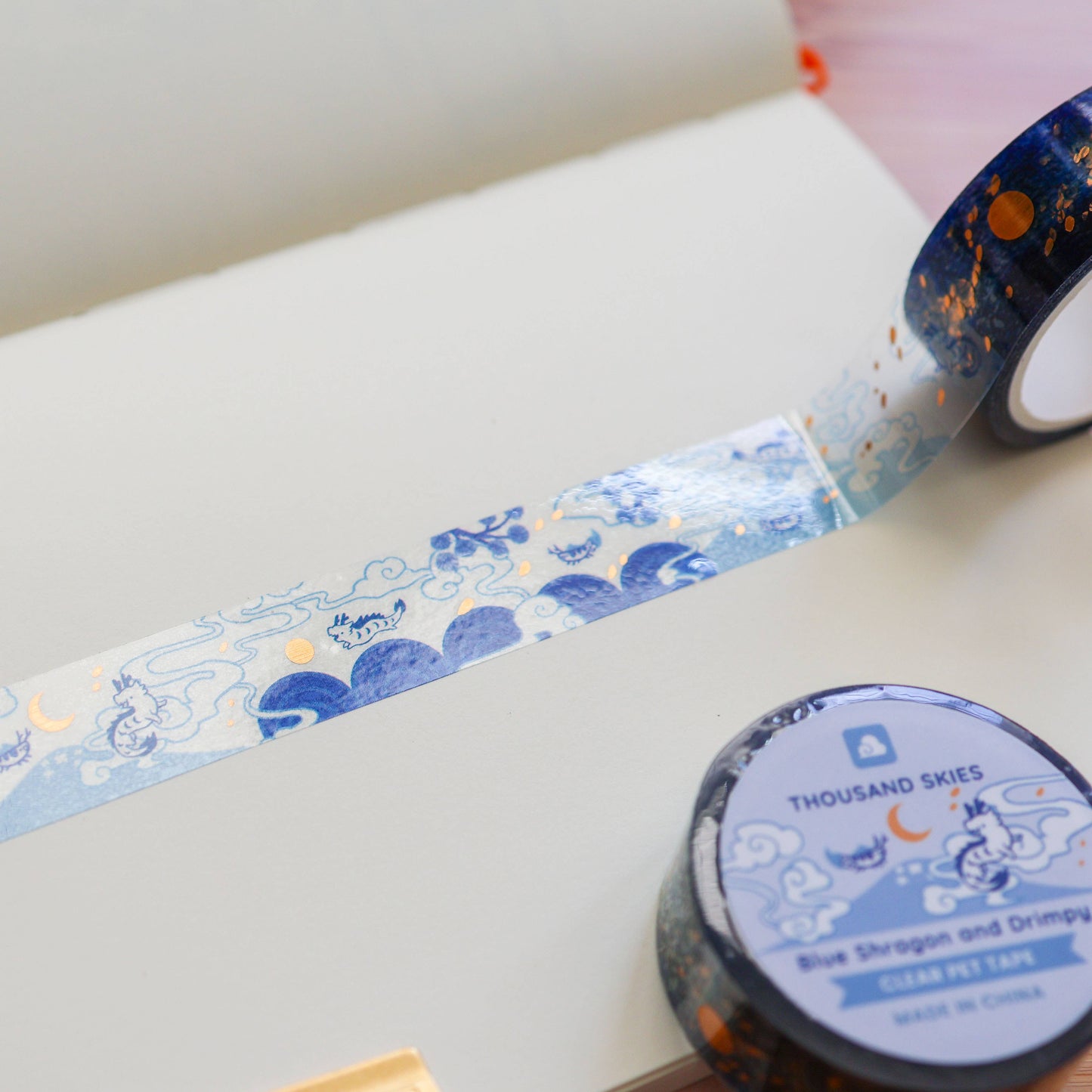PET Tape - (Foil) Blue Shragon and Drimpy