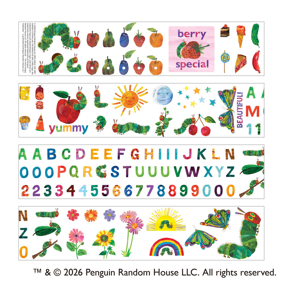 The Very Hungry Caterpillar Decorative Tape