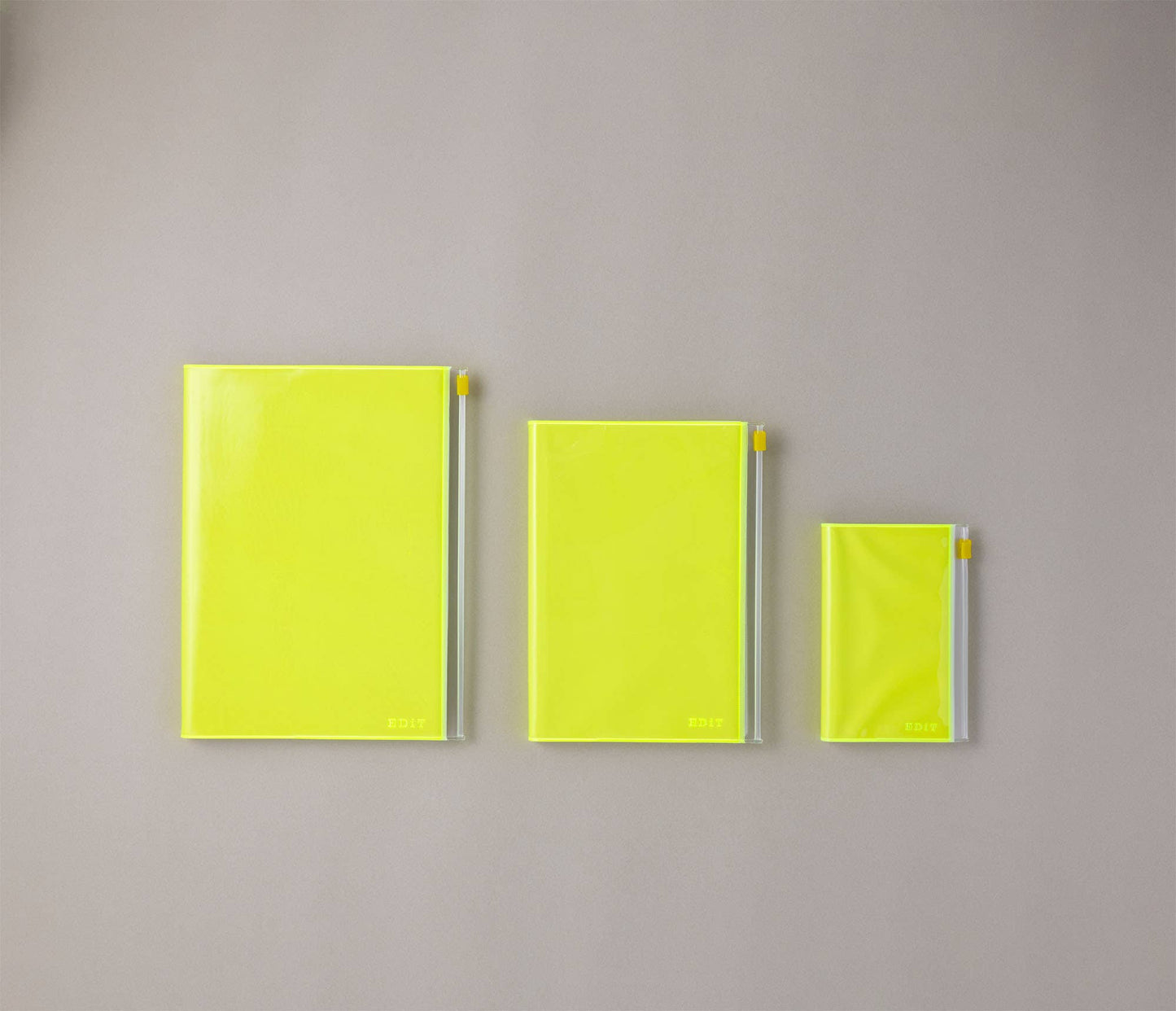 EDiT B6 Grid Notebook with PVC Cover & Zipper Pocket
