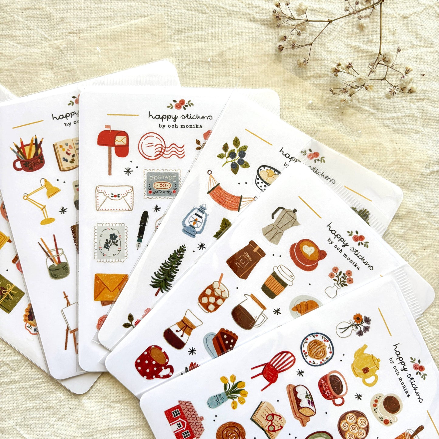 Harvest Time - Sticker Sheet | Autumn Seasonal Decor