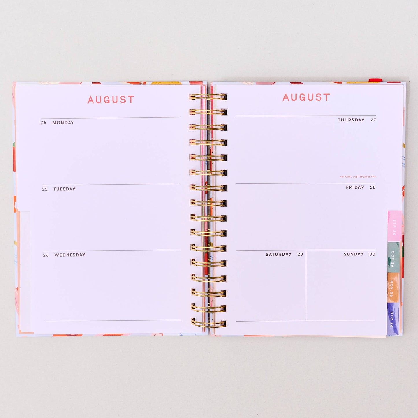 Medium 17-Month Academic Planner, Icons