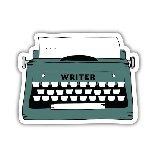 Vintage “Writer” Typewriter Sticker