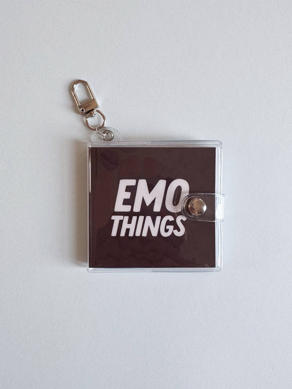 Mini Notebook Bag Charm Keychain - Emo Things (Funny, Punk, Alt)