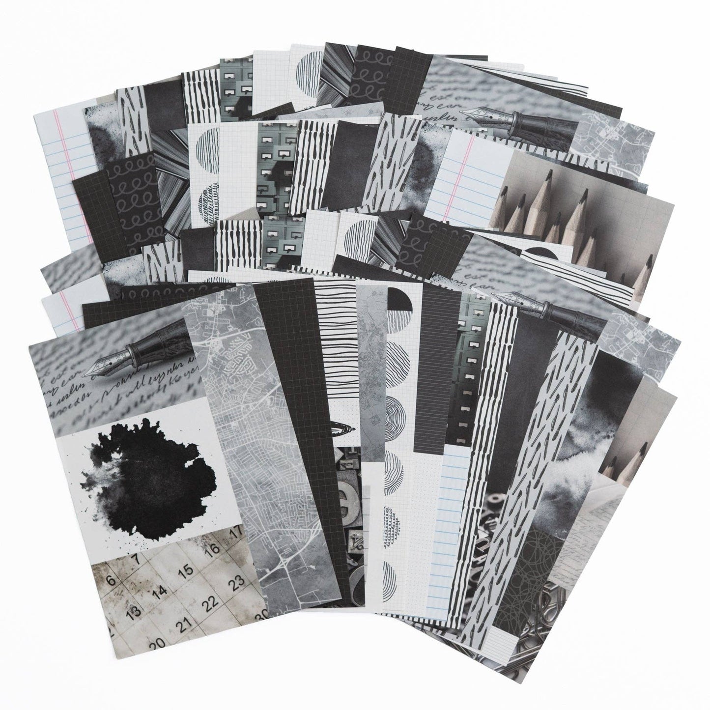 Ink & Type Collage Paper Pad