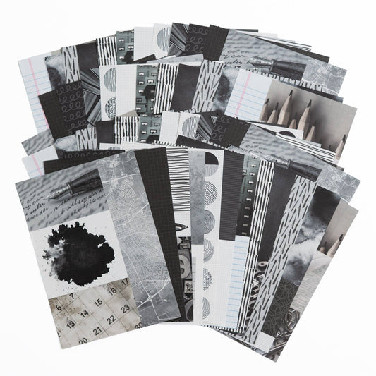 Ink & Type Collage Paper Pad