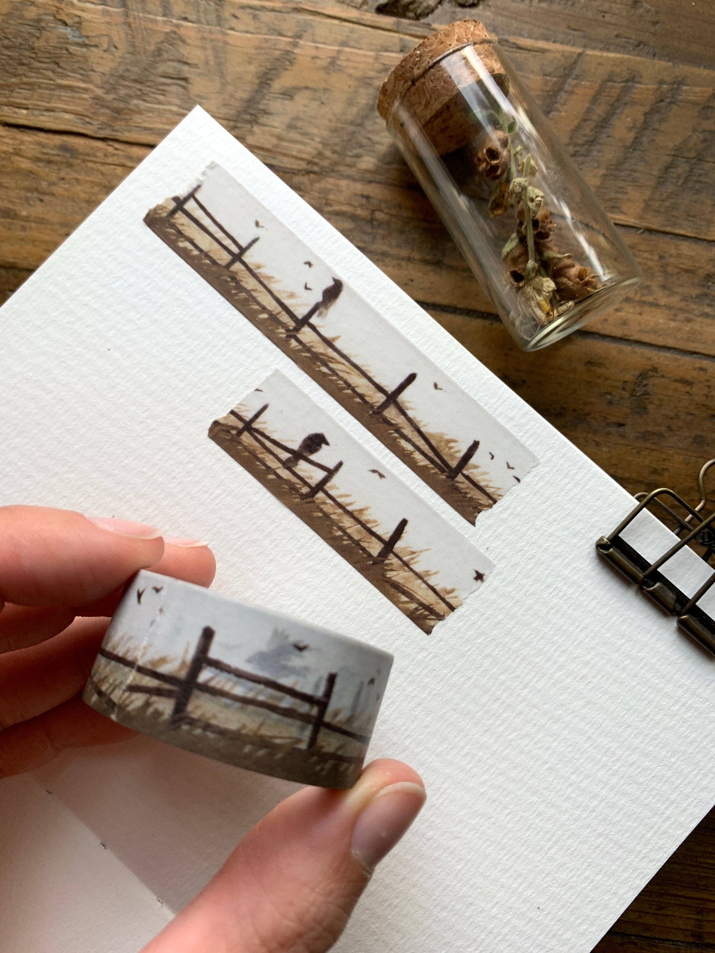 Harvest crows washi tape