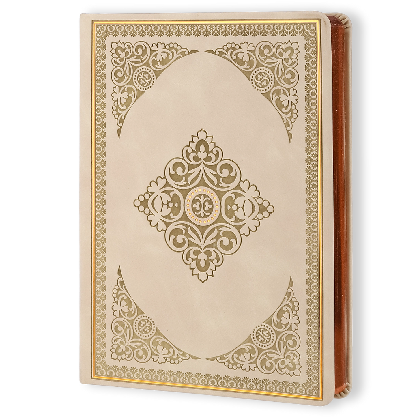 Victoria's Journals Vintage Style Diary Hard Cover (Apricot)