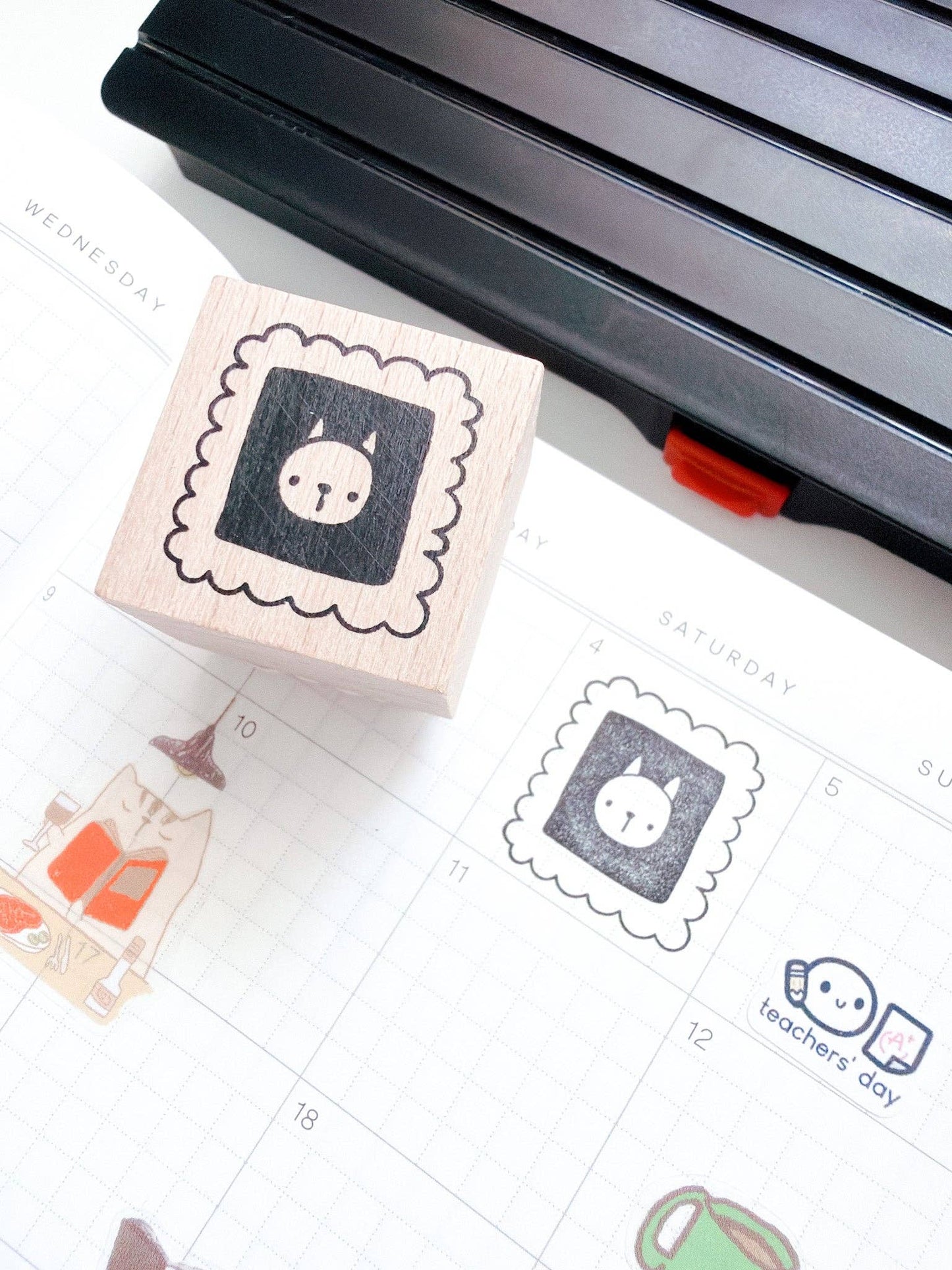Kuboandlucy x Dana ate Oatmeal | Kubo and Lucy Wooden Rubber Stamp