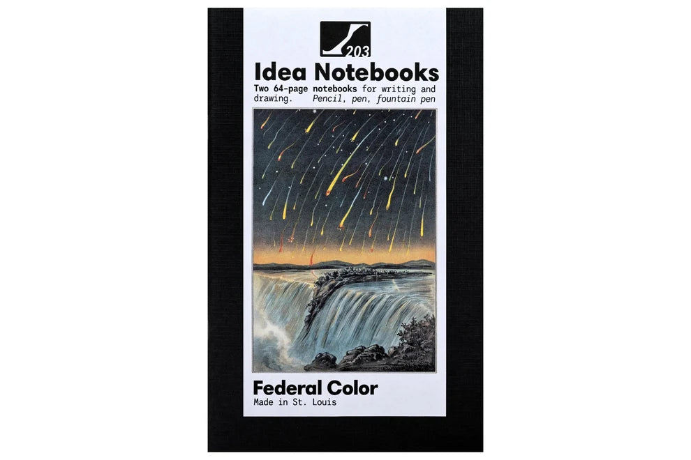 Idea Notebooks, Set of Two, Black/Cream