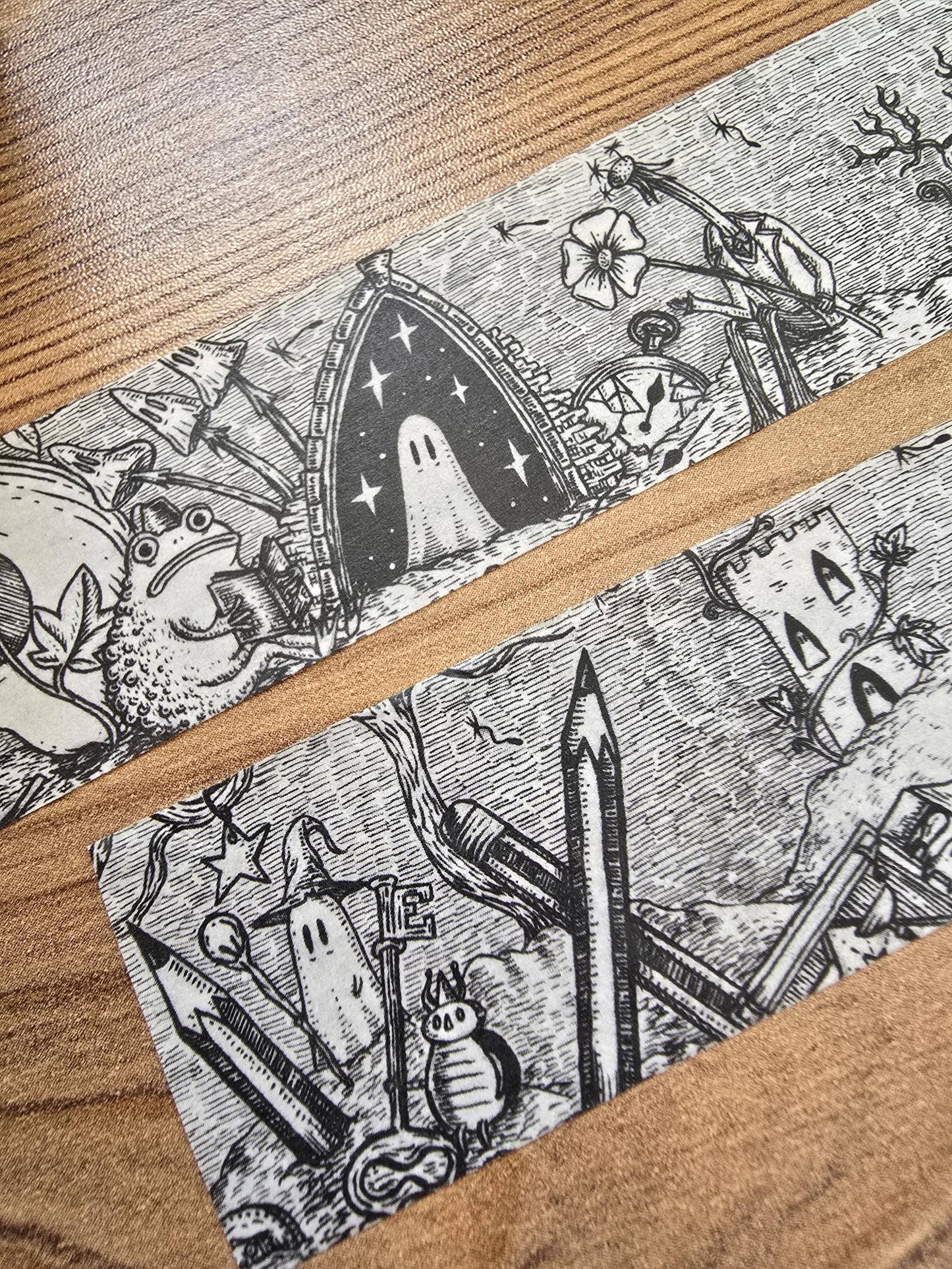 Infinite Oddities Extra Wide Spooky Fantasy Washi Tape