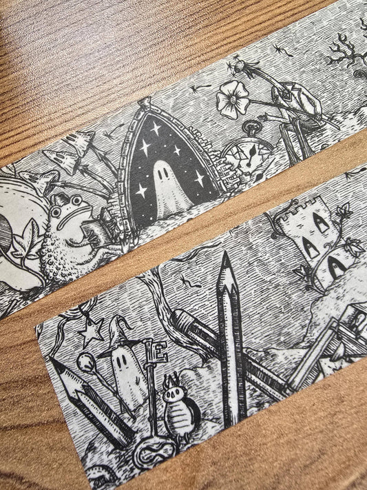 Infinite Oddities Extra Wide Spooky Fantasy Washi Tape