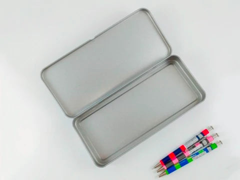 SLIP ON FLAT PEN CASE LARGE 3.3 X 7.5 IN