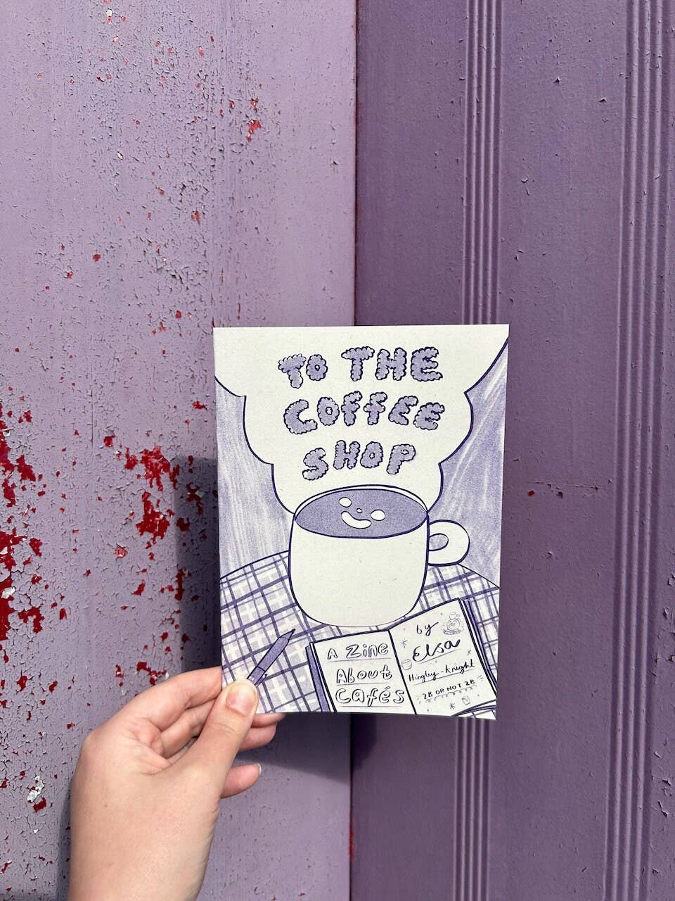 Coffee Shop Risograph Zine A5 - Illustrations & Writings