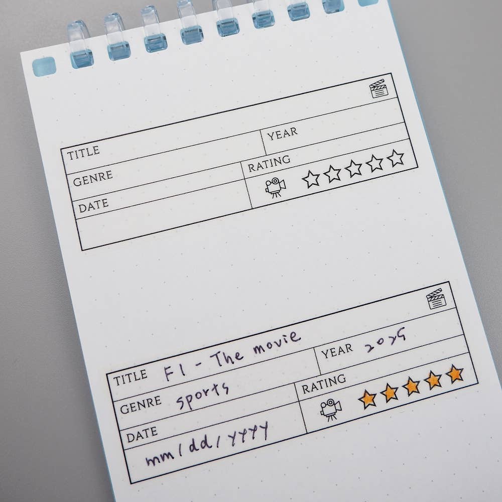 LAOMIS 5 Star Movie, Cinema Rating Writable Washi Stickers
