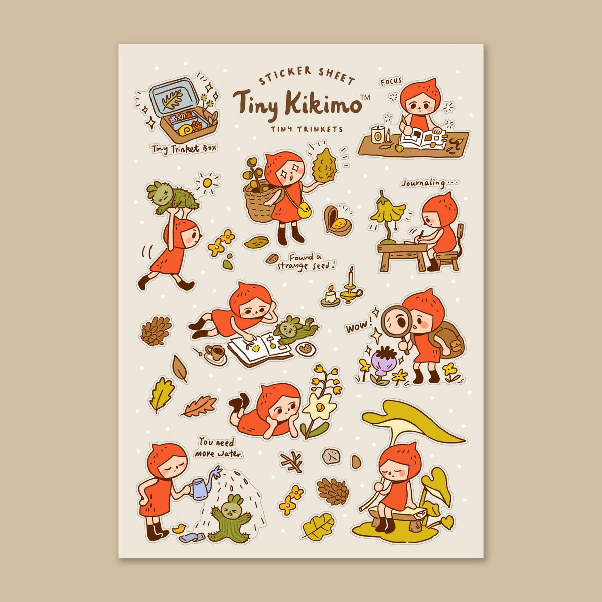 Tiny Trinkets - Sticker Sheet