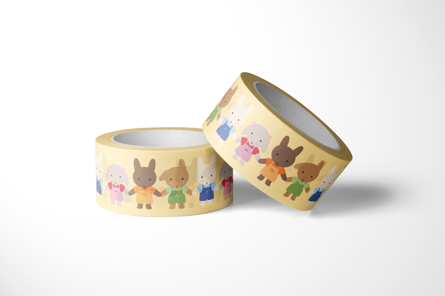 Buns in Overalls Washi Tape