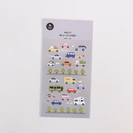 Suatelier - 1166: Cars Sticker Sheet