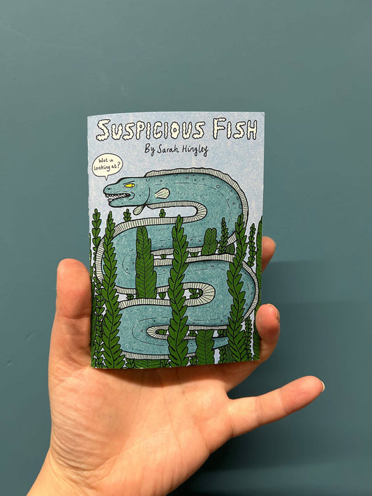 Suspicious Fish Sazzsquatch Undersea Comic Zine A6