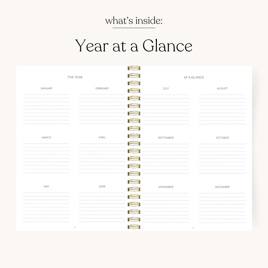 25-26 Academic Planner - Forget Me Nots 8.5x11