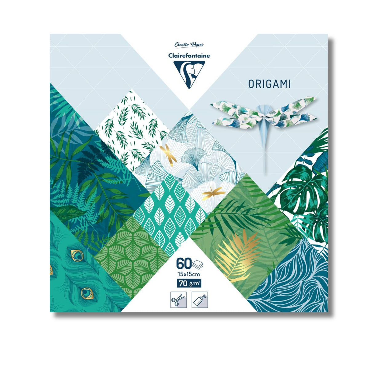 Clairefontaine Origami Paper - 6 x 6"
