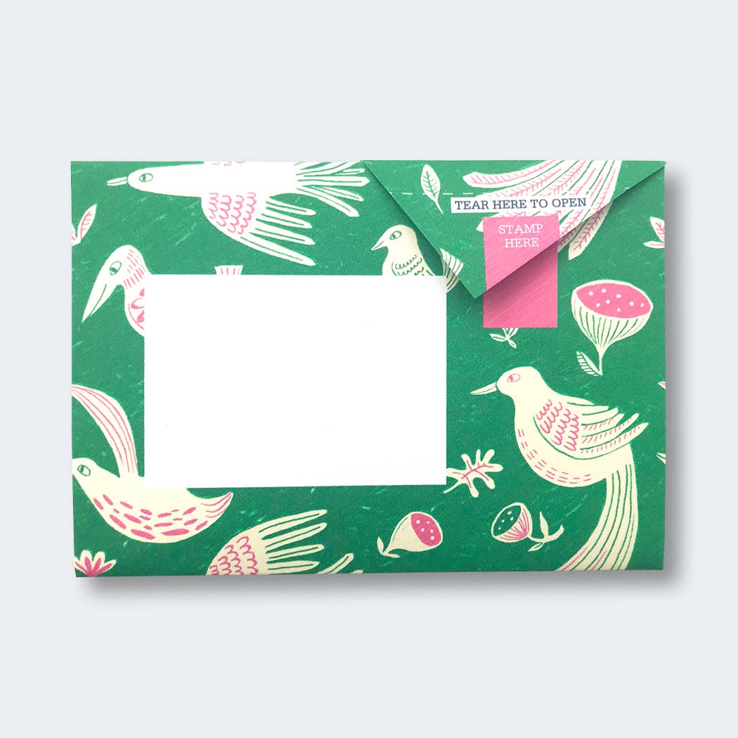 Fig & Feather Pigeon, Folding Letter Set – Pack of 6 Letters
