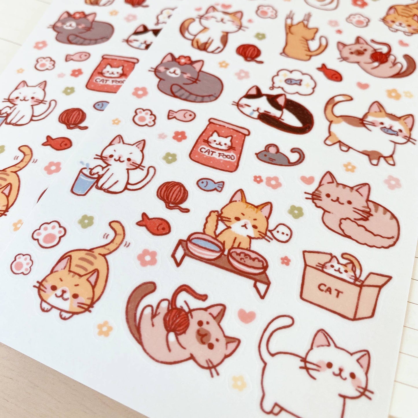 Cat Party Sticker Sheet no.037