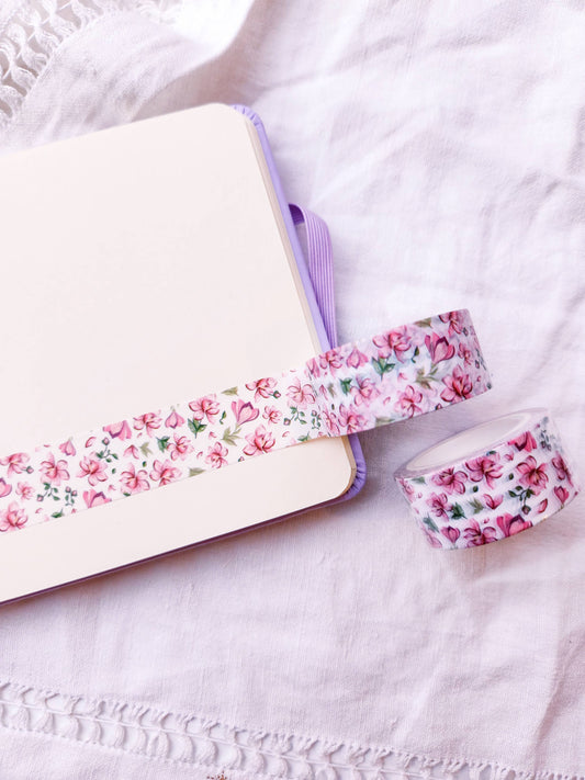 Blossoming Magnolias Washi Tape Spring Pattern