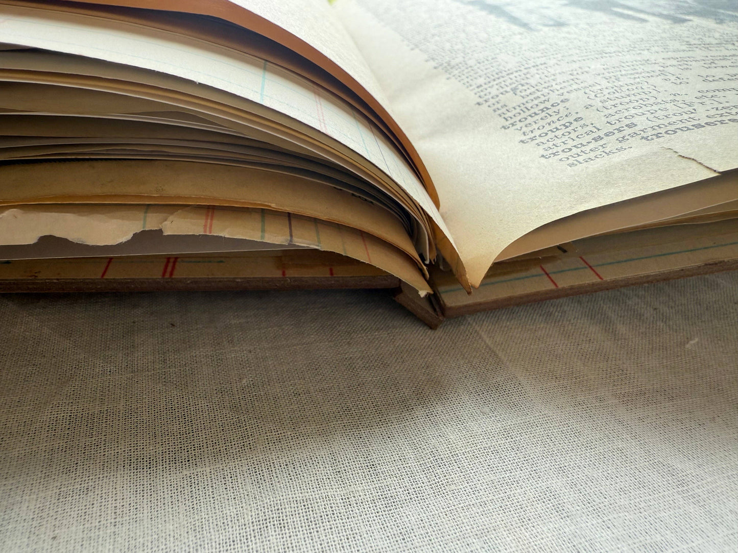 Vintage Mixed Media Journal- 9x12 inches
