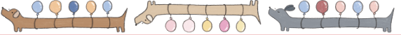 Balloon dogs washi tape