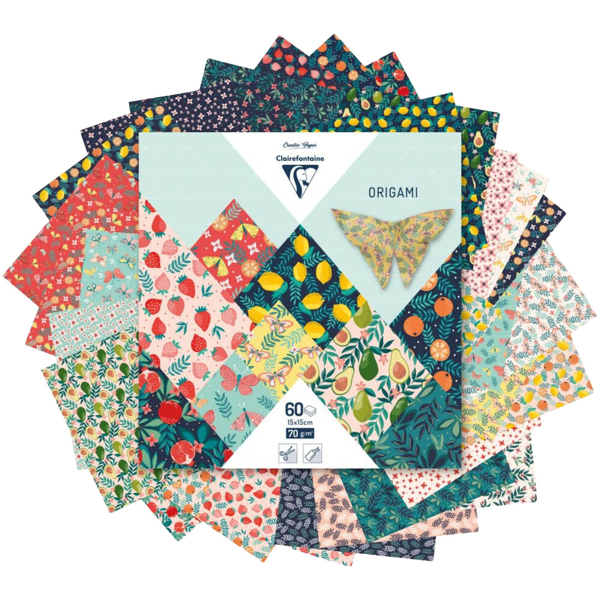 Clairefontaine Origami Paper - 6 x 6"