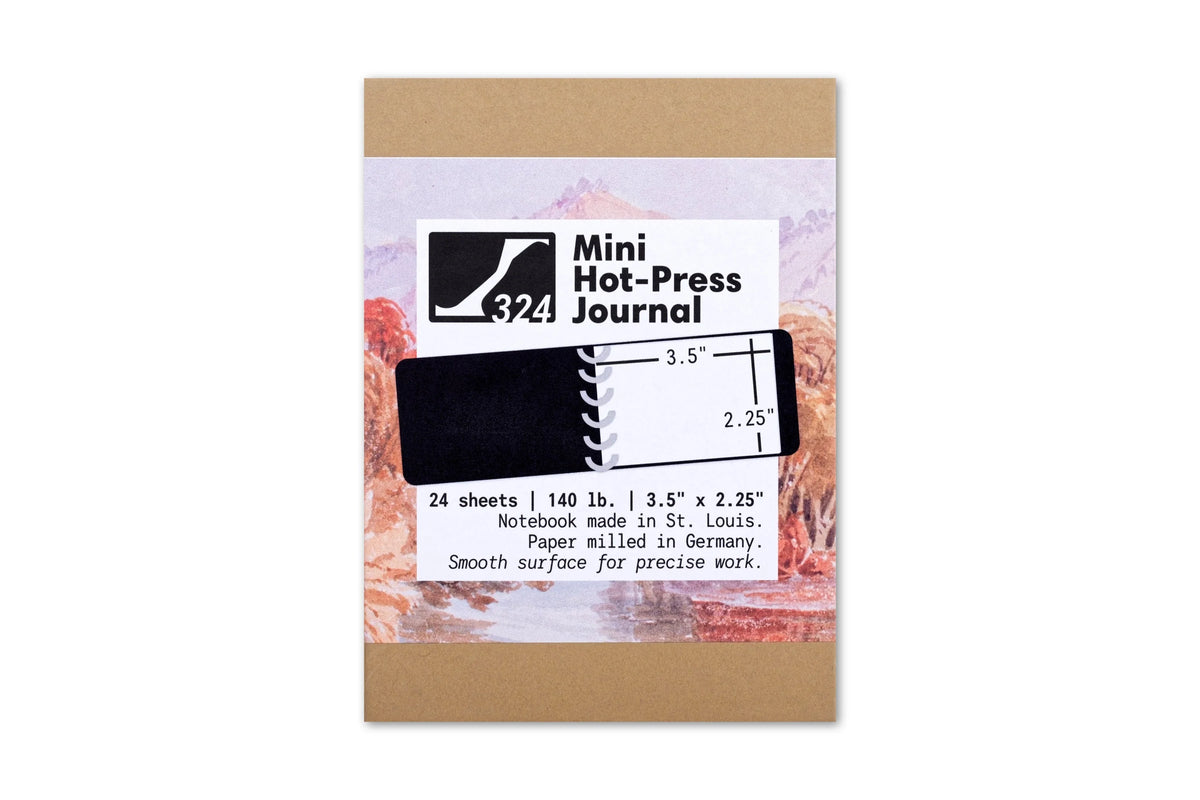 Mini Watercolor Journal, Hot Press
