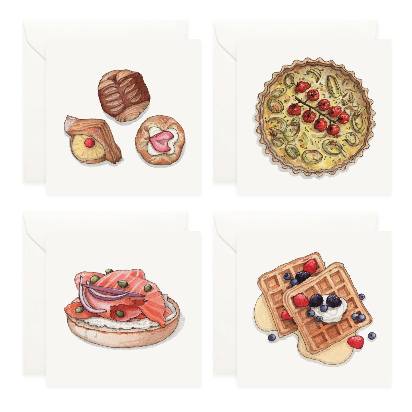 Mini Cards Set / Breakfast & Brunch