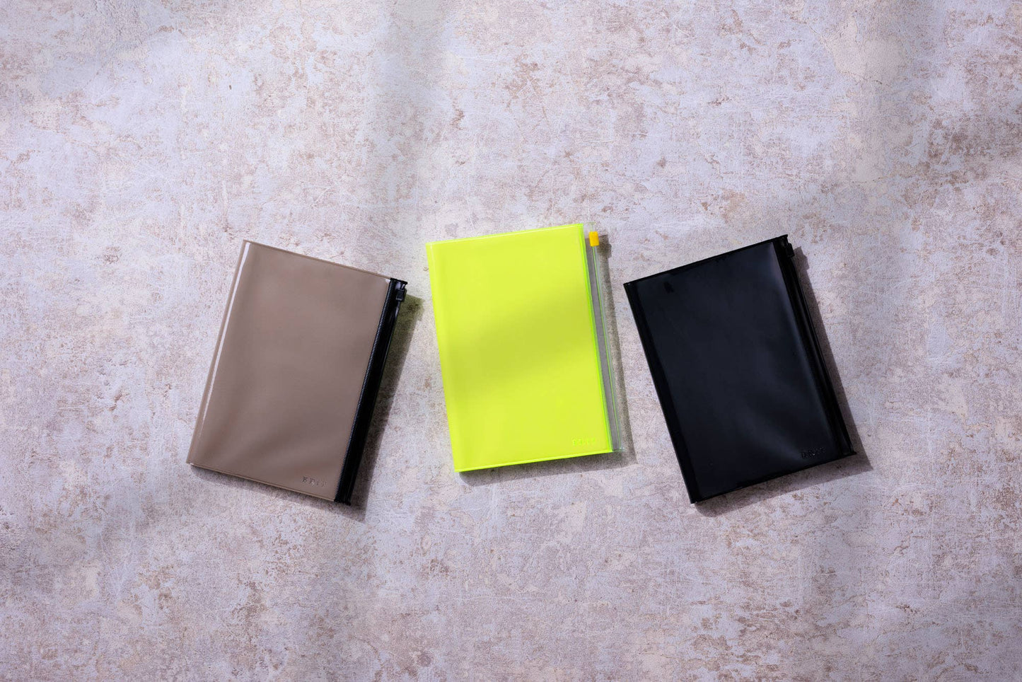 EDiT B7 Grid Notebook with PVC Cover & Zipper Pocket