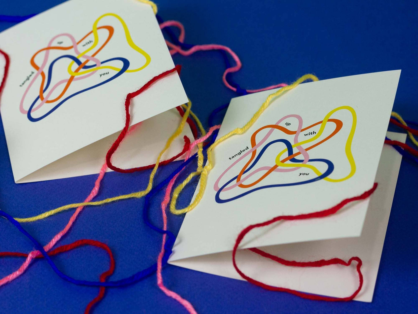 Tangled Up With You • Abstract Love or Anniversary Card