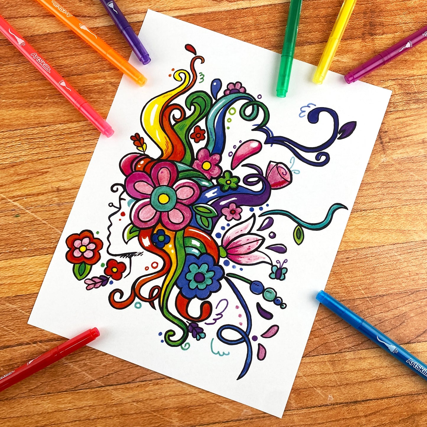 Dynamic Duos Dual-Tip Markers, 12 Markers