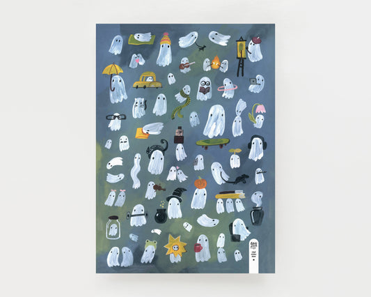 Vinyl sticker sheet — Ghosts