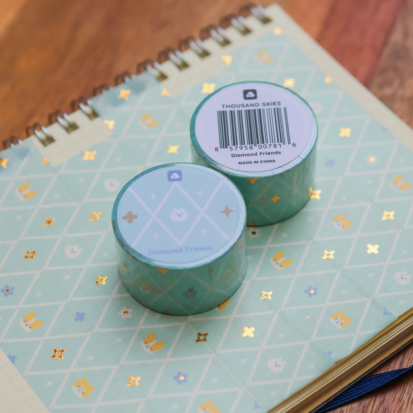 Diamond Friends - 25mm Washi Tape (Foil)