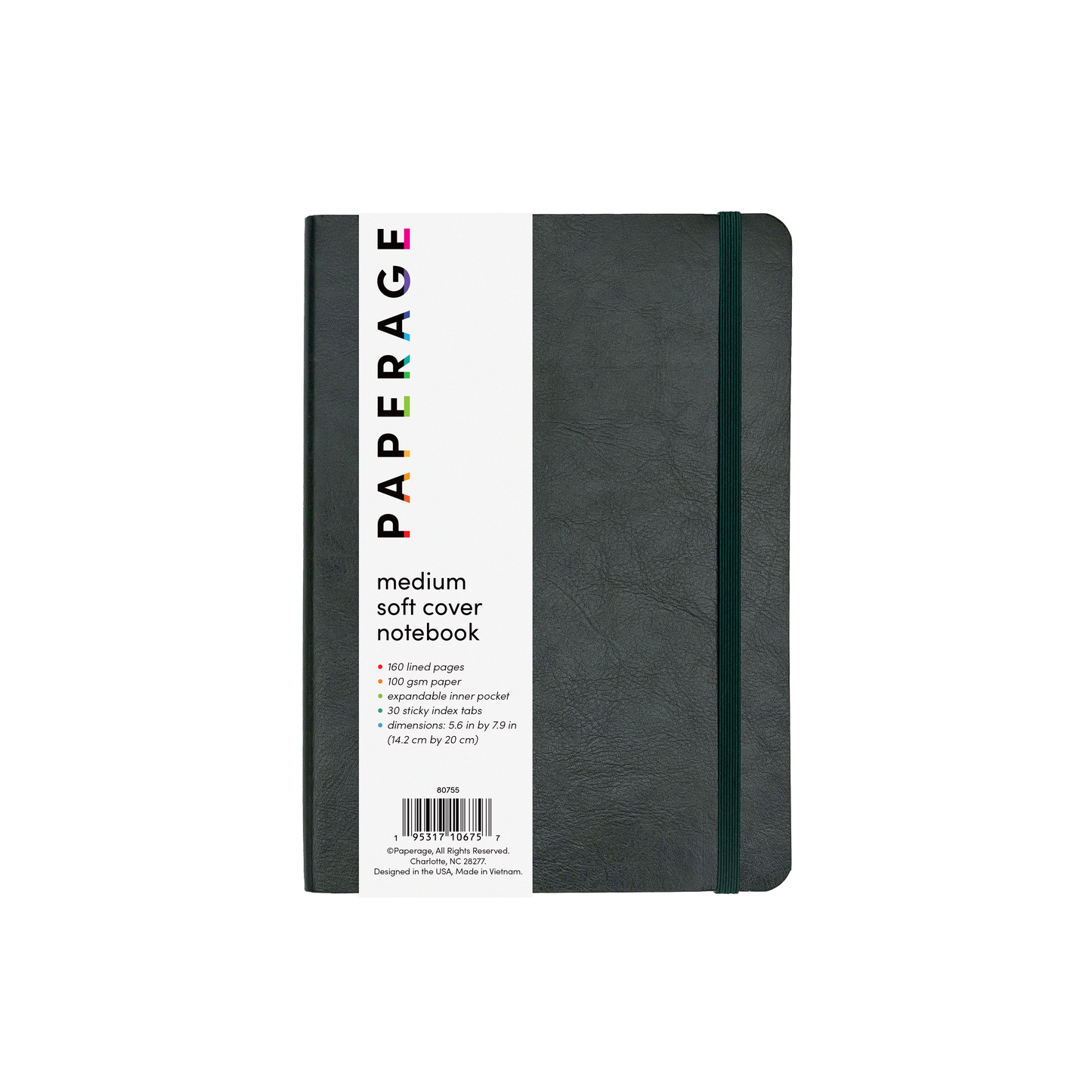 160PG Medium Softcover Lined Journal Notebook