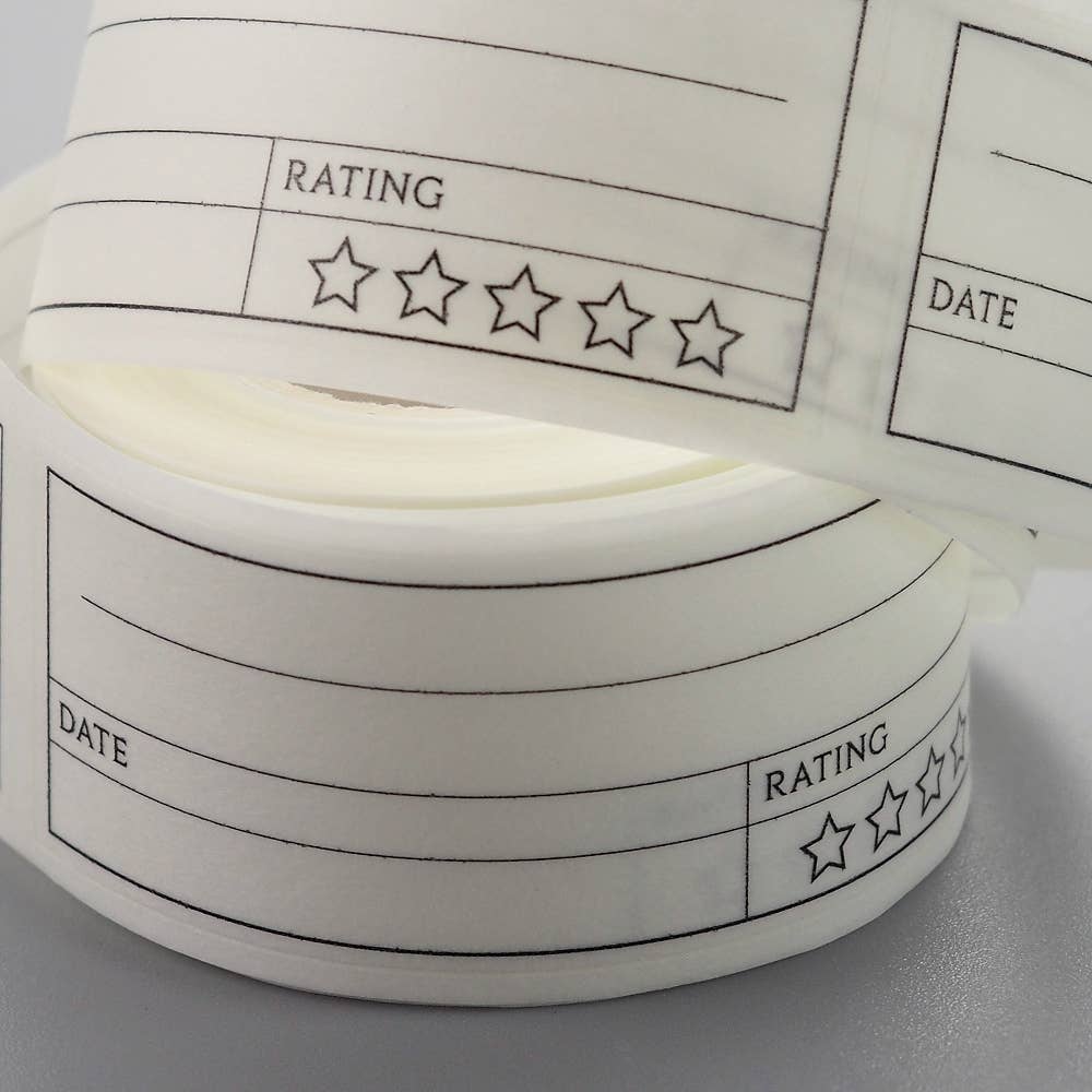 LAOMiS 5 Star Multi-Purpose Rating Writable Washi Stickers
