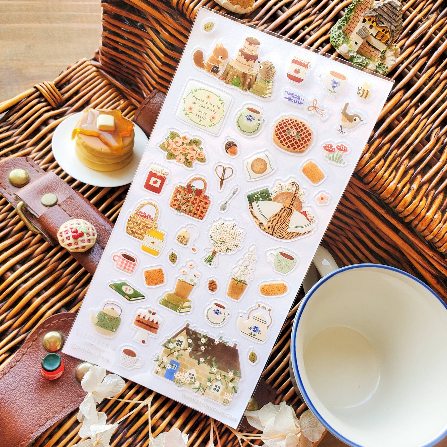 Woodland Tea Party Sticker Sheet