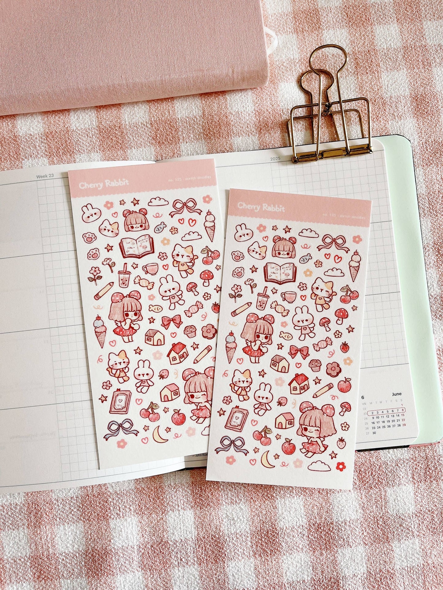 Sketch Doodles Sticker Sheet no.125