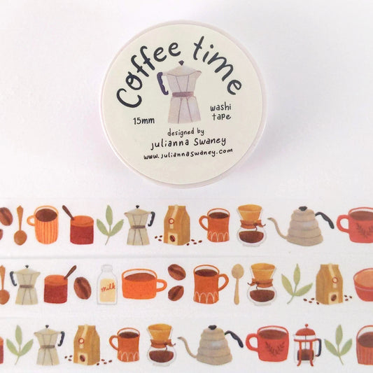 Coffee Time Washi Tape